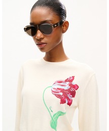 'KENZO Tulip' ジャンパー イン コットン ウール