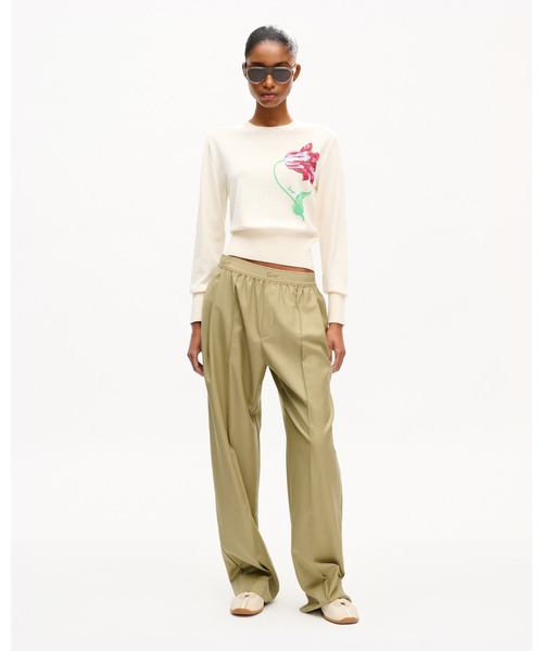 KENZO（ケンゾー）の「'KENZO Tulip' ジャンパー イン コットン ウール（その他トップス・レディース・ホワイト系その他・MEDIUM/SMALL/X-SMALL）」の4枚目の写真