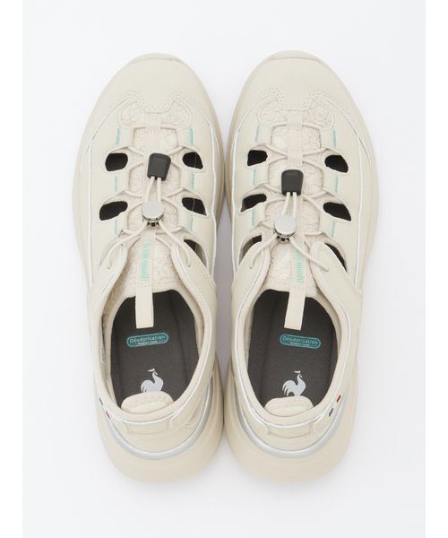 le coq sportif(ルコックスポルティフ)の「【le coq sportif】LCS LORRAINE SS(スニーカー・レディース・ベージュ・24.5/25/24/23.5/23)」の4枚目の写真