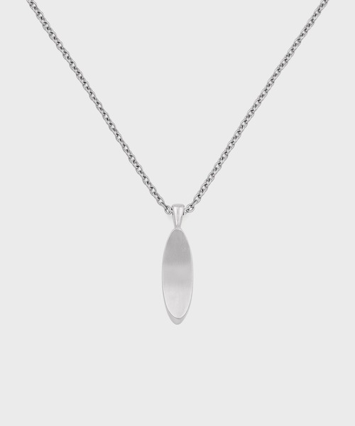 Paul Smith(ポールスミス)の「“Curved Oval” ネックレス【260913 210】(ネックレス・メンズ・シルバー・FREE)」の1枚目の写真