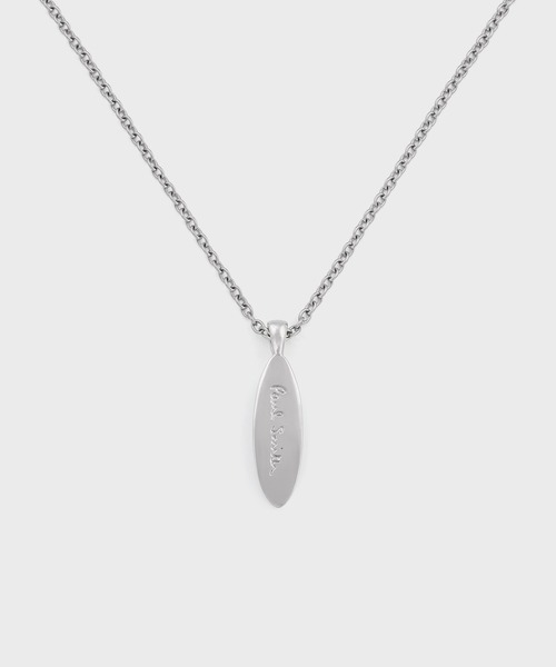 Paul Smith(ポールスミス)の「“Curved Oval” ネックレス【260913 210】(ネックレス・メンズ・シルバー・FREE)」の2枚目の写真