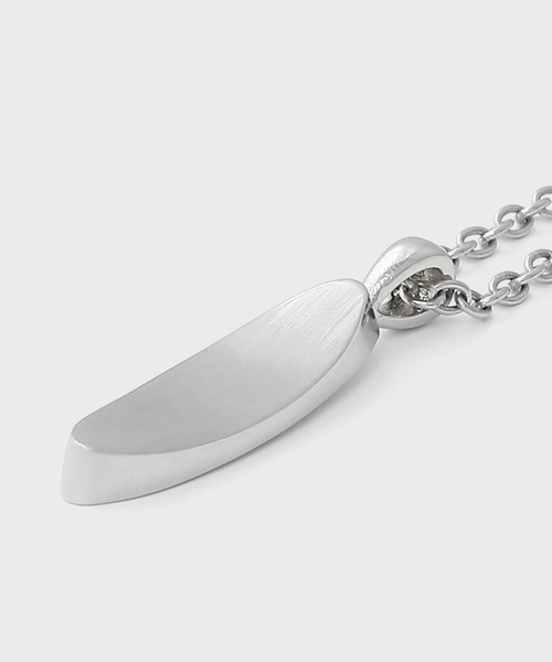 Paul Smith(ポールスミス)の「“Curved Oval” ネックレス【260913 210】(ネックレス・メンズ・シルバー・FREE)」の3枚目の写真