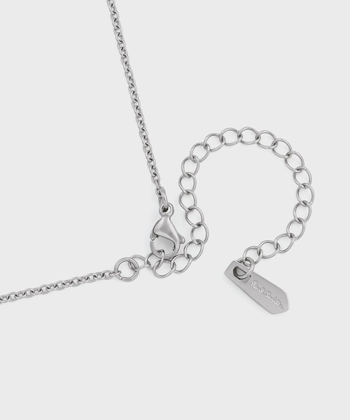 Paul Smith(ポールスミス)の「“Curved Oval” ネックレス【260913 210】(ネックレス・メンズ・シルバー・FREE)」の5枚目の写真