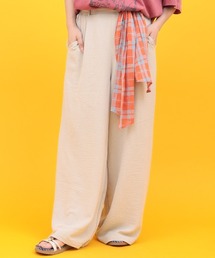 Orale! チェックスカーフベルトパンツ
