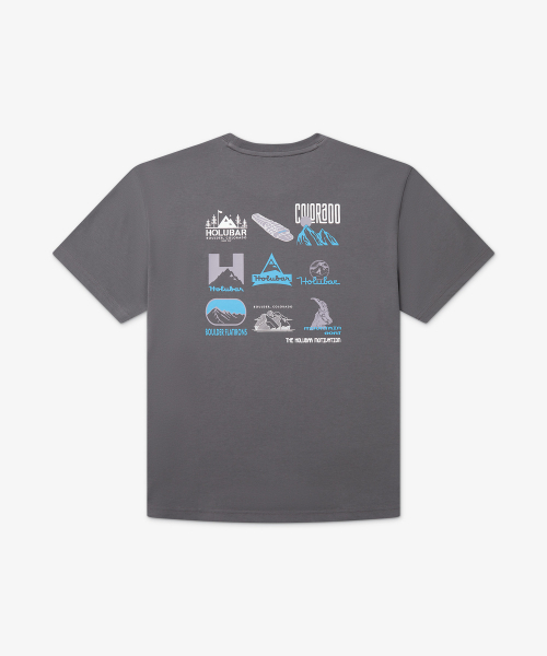 HOLUBAR（ホルバー）の「Backpacking Graphic T Shirt Charcoal（Tシャツ/カットソー・メンズ・その他・MEDIUM/LARGE/X-LARGE）」の2枚目の写真