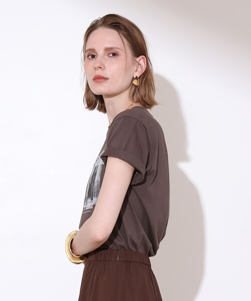 allureville(アルアバイル)の「PARIS ロゴT(Tシャツ/カットソー・レディース・モカ/ピンク/グリーン系その他/ブラック・2)」の21枚目の写真
