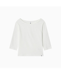BASIC 3/4 SLEEVE T-SHIRT, WHITE