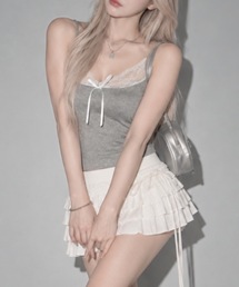 Faux Layered Lace Camisole / フェイクレイヤードレースキャミソール