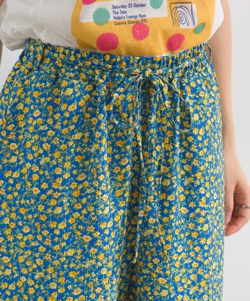 Figgle(フィグル)の「レトロ フラワー プリント イージーパンツ(その他パンツ・レディース・グリーン系その他/ブルー系その他/ブラック系その他・FREE)」の22枚目の写真