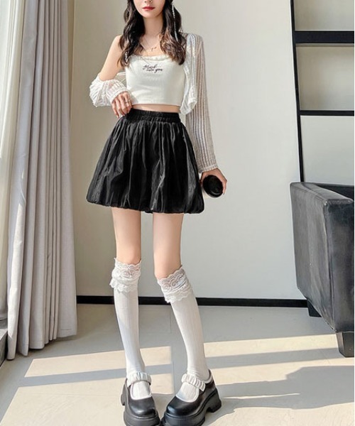 &soiree(アンドソワレ)の「チュールレイヤードバルーンショートパンツ(その他パンツ・レディース・オフホワイト/グレー/ホワイト/ブラック・SMALL/MEDIUM/LARGE/X-LARGE)」の7枚目の写真