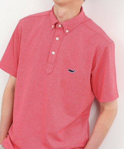 NOLLEY’S（ノーリーズ）の「《ビジカジ対応》クジラ Polo ボタンダウンポロシャツ 26SS（ポロシャツ・メンズ・レッド/グレイッシュブルー/ホワイト/グレー/ネイビー・S/XL/L/M/XXL）」の5枚目の写真