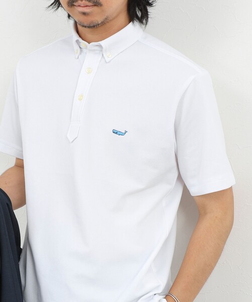 NOLLEY’S（ノーリーズ）の「《ビジカジ対応》クジラ Polo ボタンダウンポロシャツ 26SS（ポロシャツ・メンズ・レッド/グレイッシュブルー/ホワイト/グレー/ネイビー・S/XL/L/M/XXL）」の6枚目の写真