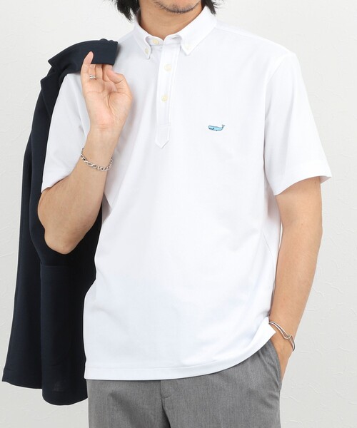 NOLLEY’S（ノーリーズ）の「《ビジカジ対応》クジラ Polo ボタンダウンポロシャツ 26SS（ポロシャツ・メンズ・レッド/グレイッシュブルー/ホワイト/グレー/ネイビー・S/XL/L/M/XXL）」の7枚目の写真