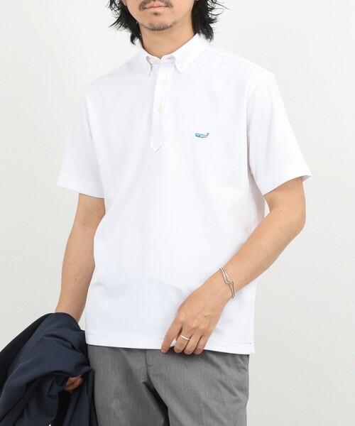 NOLLEY’S（ノーリーズ）の「《ビジカジ対応》クジラ Polo ボタンダウンポロシャツ 26SS（ポロシャツ・メンズ・レッド/グレイッシュブルー/ホワイト/グレー/ネイビー・S/XL/L/M/XXL）」の8枚目の写真