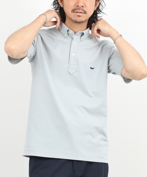 NOLLEY’S（ノーリーズ）の「《ビジカジ対応》クジラ Polo ボタンダウンポロシャツ 26SS（ポロシャツ・メンズ・レッド/グレイッシュブルー/ホワイト/グレー/ネイビー・S/XL/L/M/XXL）」の21枚目の写真