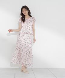 High-Waist Tiered Long Skirt（スカート）｜Her lip to（ハーリップ