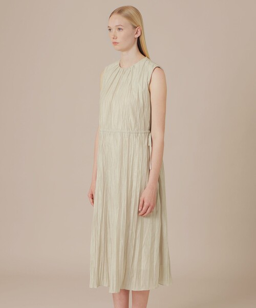 MACKINTOSH LONDON(マッキントッシュ ロンドン)の「ワッシャーカールマイヤーワンピース(ワンピース・レディース・ベージュ/チャコールグレー・40/38)」の9枚目の写真