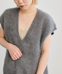IENA LA BOUCLE フォックス カシミヤ V ベスト
