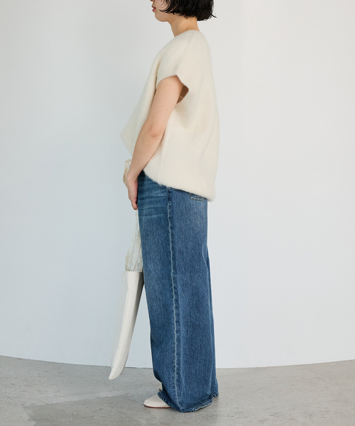 IENA LA BOUCLE(イエナラブークル)の「IENA LA BOUCLE フォックス カシミヤ V ベスト(ベスト・レディース・グレー/ホワイト/ブラック・FREE)」の15枚目の写真