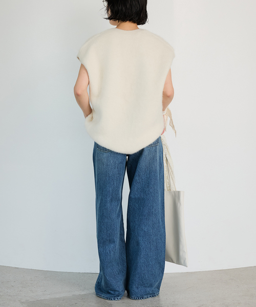 IENA LA BOUCLE(イエナラブークル)の「IENA LA BOUCLE フォックス カシミヤ V ベスト(ベスト・レディース・グレー/ホワイト/ブラック・FREE)」の16枚目の写真