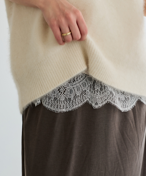 IENA LA BOUCLE(イエナラブークル)の「IENA LA BOUCLE フォックス カシミヤ V ベスト(ベスト・レディース・グレー/ホワイト/ブラック・FREE)」の22枚目の写真