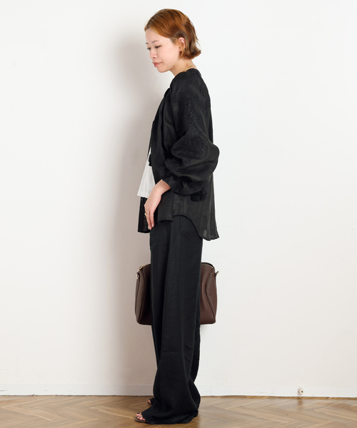 AP STUDIO（エーピーストゥディオ）の「【ANNABO/アンナボ】Pixel Rose Blouse（シャツ/ブラウス・レディース・ブラック/ラスタ・FREE）」の8枚目の写真