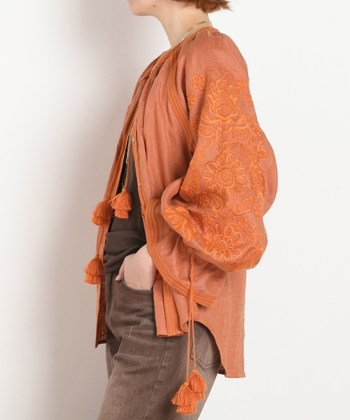 AP STUDIO（エーピーストゥディオ）の「【ANNABO/アンナボ】Pixel Rose Blouse（シャツ/ブラウス・レディース・ブラック/ラスタ・FREE）」の11枚目の写真