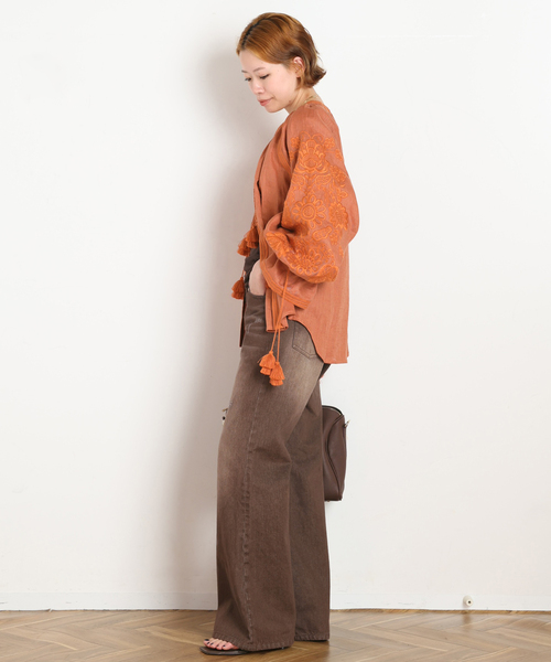 AP STUDIO（エーピーストゥディオ）の「【ANNABO/アンナボ】Pixel Rose Blouse（シャツ/ブラウス・レディース・ブラック/ラスタ・FREE）」の14枚目の写真