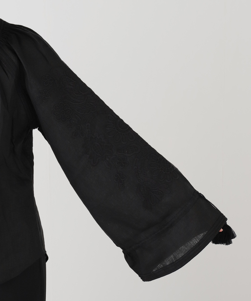 AP STUDIO（エーピーストゥディオ）の「【ANNABO/アンナボ】Pixel Rose Blouse（シャツ/ブラウス・レディース・ブラック/ラスタ・FREE）」の12枚目の写真
