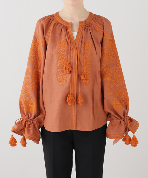 AP STUDIO（エーピーストゥディオ）の「【ANNABO/アンナボ】Pixel Rose Blouse（シャツ/ブラウス・レディース・ブラック/ラスタ・FREE）」の17枚目の写真