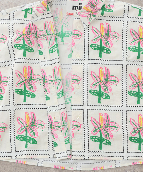 mii(ミー)の「【Mii / ミイ】SCREEN PRINTED HAND EMBROIDERED SHIR(シャツ/ブラウス・レディース・アイボリー・MEDIUM)」の4枚目の写真