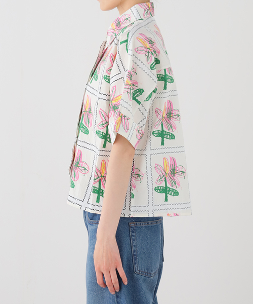 mii(ミー)の「【Mii / ミイ】SCREEN PRINTED HAND EMBROIDERED SHIR(シャツ/ブラウス・レディース・アイボリー・MEDIUM)」の9枚目の写真