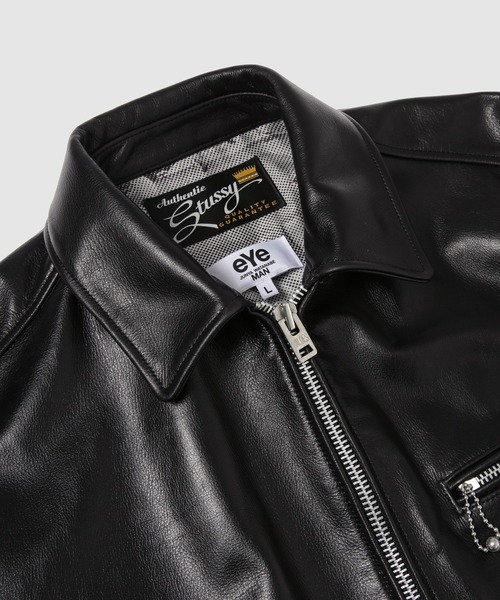 JUNYA WATANABE MAN(ジュンヤワタナベマン)の「Stussy W-NAME 『Birth of Venus』PRINT LEATHER JACEKT(ブルゾン・メンズ・ブラック・L/M/S/XS)」の5枚目の写真
