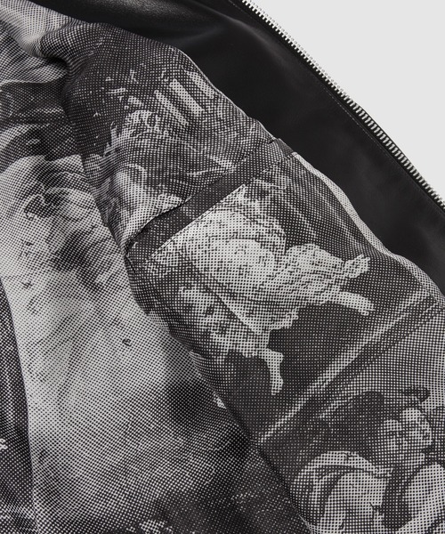 JUNYA WATANABE MAN(ジュンヤワタナベマン)の「Stussy W-NAME 『Birth of Venus』PRINT LEATHER JACEKT(ブルゾン・メンズ・ブラック・L/M/S/XS)」の14枚目の写真