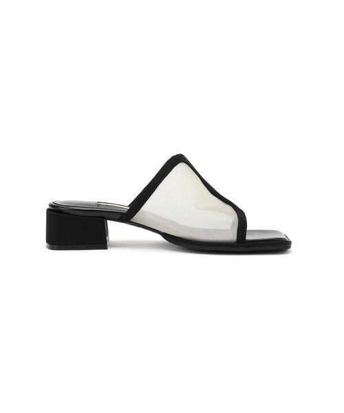 GRISE(グリーズ)の「《/WEB+一部店舗限定》GRISE3.5cmシアーコンビミュールサンダル(サンダル・レディース・キャメル/ブルー系その他/ブラック・MEDIUM/SMALL/X-LARGE/LARGE)」の8枚目の写真