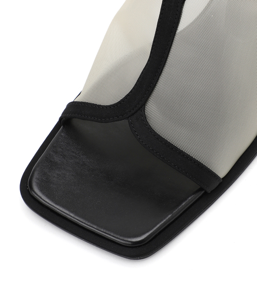 GRISE(グリーズ)の「《/WEB+一部店舗限定》GRISE3.5cmシアーコンビミュールサンダル(サンダル・レディース・キャメル/ブルー系その他/ブラック・MEDIUM/SMALL/X-LARGE/LARGE)」の14枚目の写真