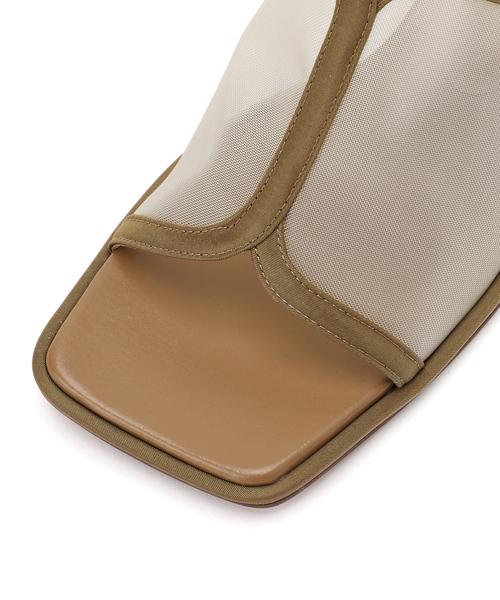 GRISE(グリーズ)の「《/WEB+一部店舗限定》GRISE3.5cmシアーコンビミュールサンダル(サンダル・レディース・キャメル/ブルー系その他/ブラック・MEDIUM/SMALL/X-LARGE/LARGE)」の15枚目の写真