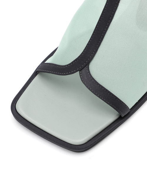 GRISE(グリーズ)の「《/WEB+一部店舗限定》GRISE3.5cmシアーコンビミュールサンダル(サンダル・レディース・キャメル/ブルー系その他/ブラック・MEDIUM/SMALL/X-LARGE/LARGE)」の16枚目の写真