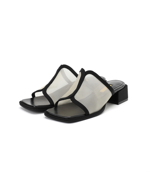 GRISE(グリーズ)の「《/WEB+一部店舗限定》GRISE3.5cmシアーコンビミュールサンダル(サンダル・レディース・キャメル/ブルー系その他/ブラック・MEDIUM/SMALL/X-LARGE/LARGE)」の17枚目の写真