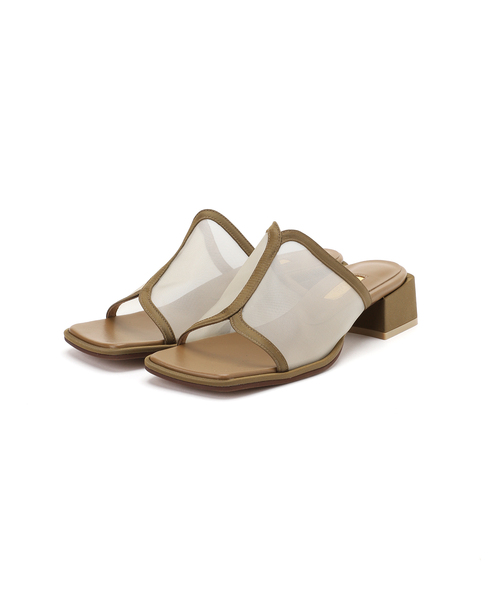 GRISE(グリーズ)の「《/WEB+一部店舗限定》GRISE3.5cmシアーコンビミュールサンダル(サンダル・レディース・キャメル/ブルー系その他/ブラック・MEDIUM/SMALL/X-LARGE/LARGE)」の18枚目の写真