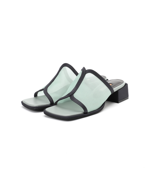 GRISE(グリーズ)の「《/WEB+一部店舗限定》GRISE3.5cmシアーコンビミュールサンダル(サンダル・レディース・キャメル/ブルー系その他/ブラック・MEDIUM/SMALL/X-LARGE/LARGE)」の19枚目の写真