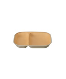 BACKYARD FAMILY（バックヤードファミリー）の「earth color woody 抗菌すくえる スクエアプレート（食器）」