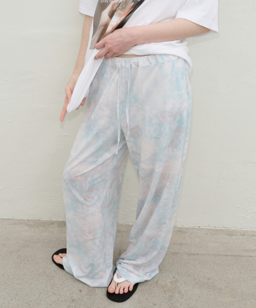 LEVAR(レバー)の「Watercolor Lounge Pants - Marble Ocean(その他パンツ・レディース・その他・FREE)」の1枚目の写真