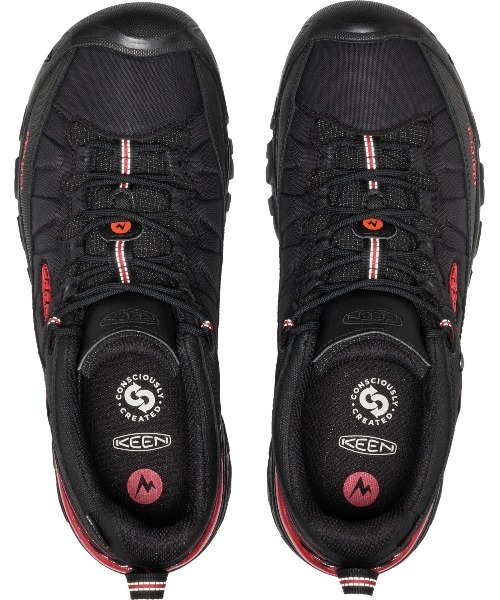KEEN（キーン）の「【New】TARGHEE EXP WP / ターギー イーエックスピー ウォータープルーフ / メンズ 防水シューズ / KEEN × Marmot（スニーカー・メンズ・ブラック・27.5cm/27cm/26.5cm/26cm/25.5cm/25cm/30cm/29cm/28.5cm/28cm）」の16枚目の写真