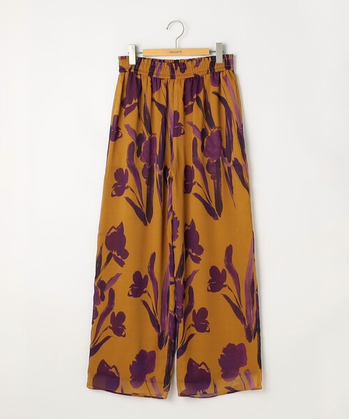 NOLLEY’S(ノーリーズ)の「《セットアップ対応》ウォッシャブルDEVEAUX花柄楊柳パンツ(その他パンツ・レディース・イエロー系その他・38/36)」の13枚目の写真