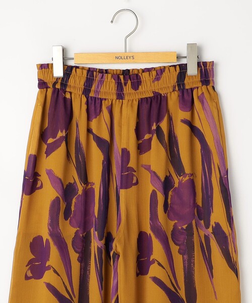 NOLLEY’S(ノーリーズ)の「《セットアップ対応》ウォッシャブルDEVEAUX花柄楊柳パンツ(その他パンツ・レディース・イエロー系その他・38/36)」の14枚目の写真