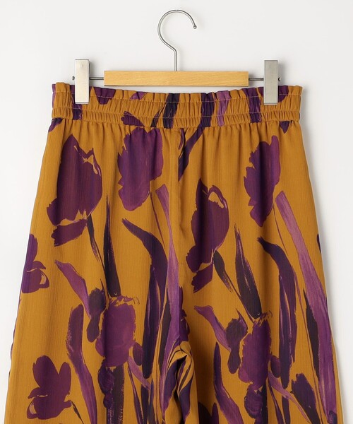 NOLLEY’S(ノーリーズ)の「《セットアップ対応》ウォッシャブルDEVEAUX花柄楊柳パンツ(その他パンツ・レディース・イエロー系その他・38/36)」の19枚目の写真