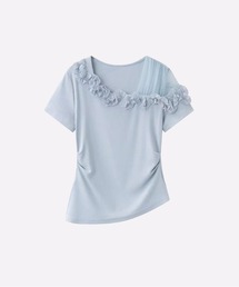Romantic Ruffle Bardot Lace T