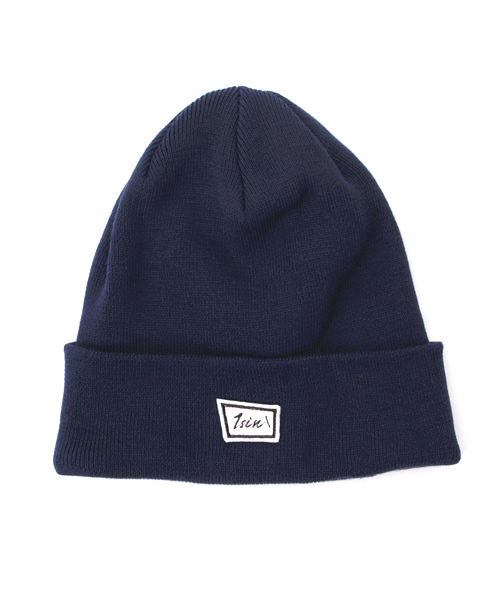 1sin(イッシン)の「1sin(イッシン) COOLMAXニットキャップ(ニットキャップ/ビーニー・メンズ・ブラック/ネイビー/ブルー・FREE)」の2枚目の写真