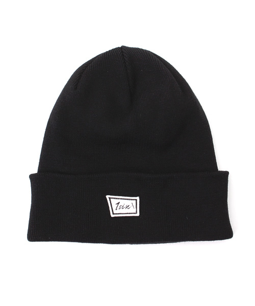 1sin(イッシン)の「1sin(イッシン) COOLMAXニットキャップ(ニットキャップ/ビーニー・メンズ・ブラック/ネイビー/ブルー・FREE)」の1枚目の写真